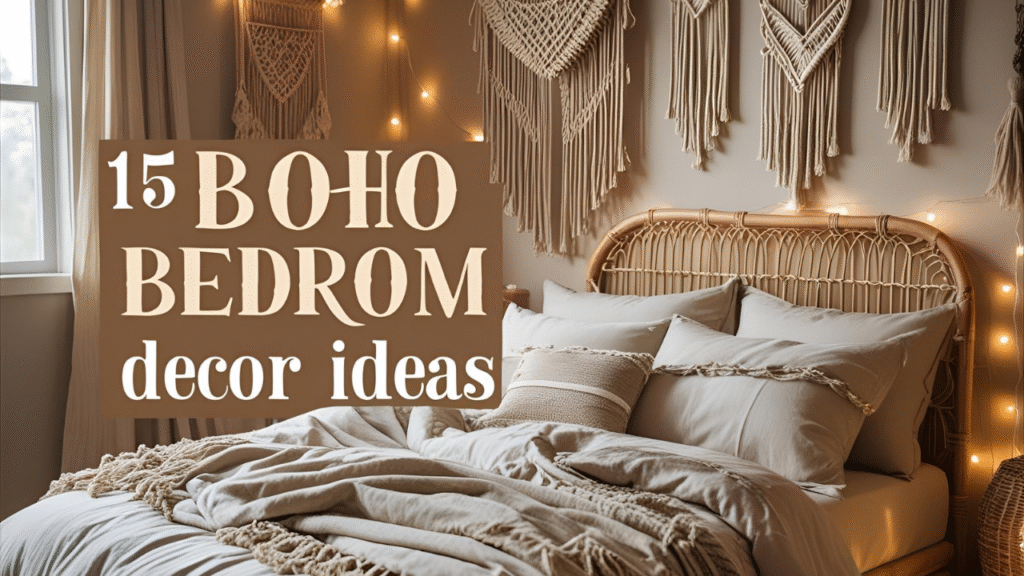 Boho Bedroom Decor Ideas