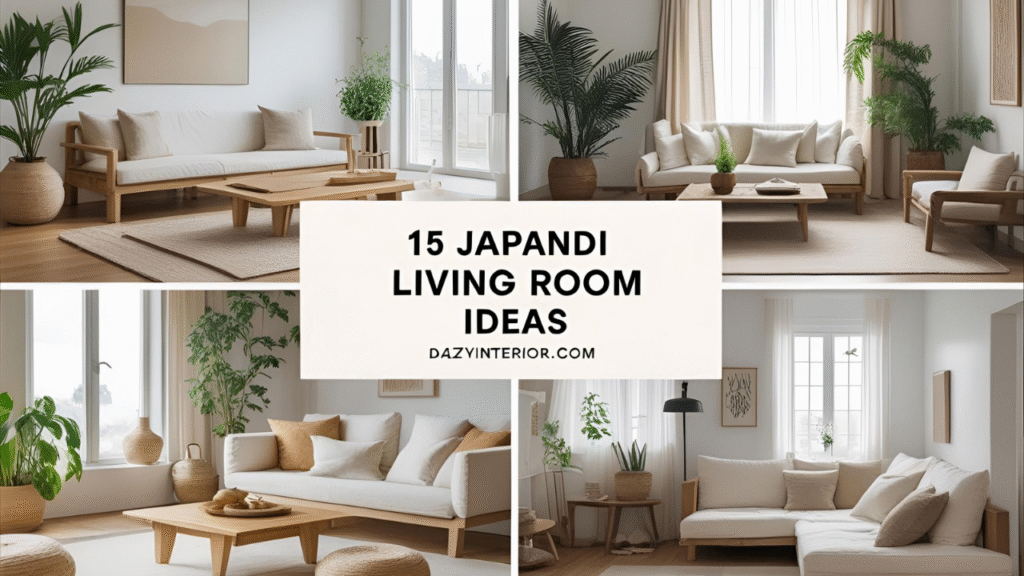 Japandi Living Room Ideas