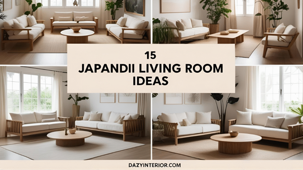Japandi Living Room Ideas