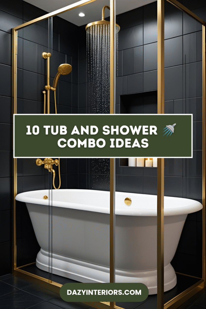 Tub and shower combo idea