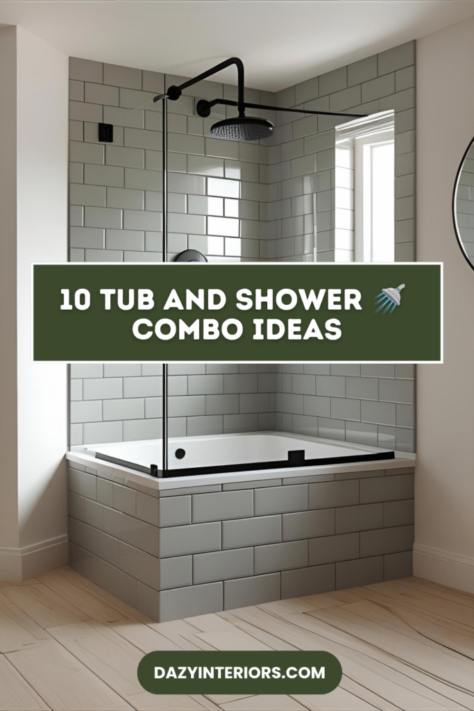 Tub and shower combo idea