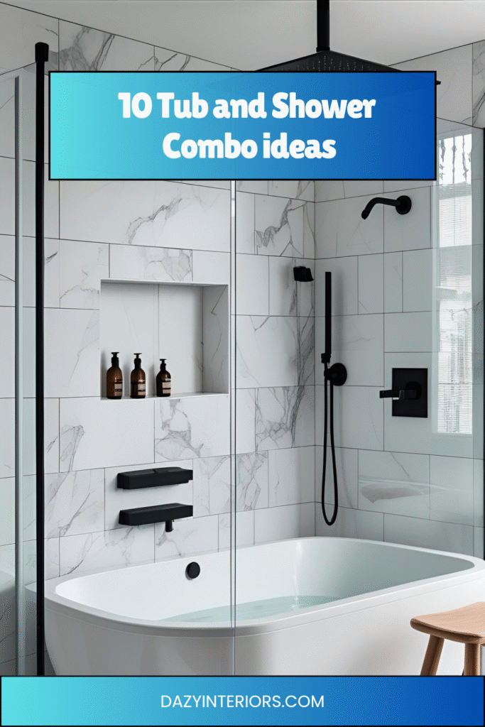 Tub and shower combo idea
