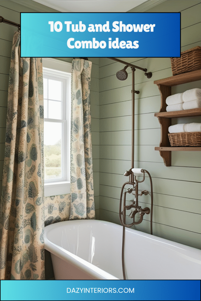 Tub and shower combo idea