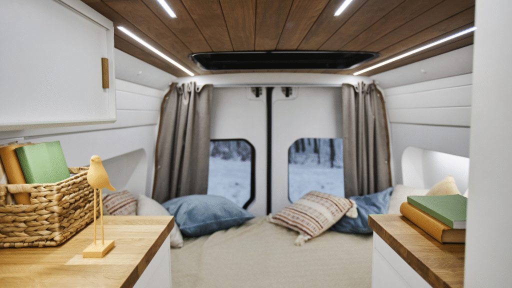 55 Space Saving Camper Van Kitchen Layouts