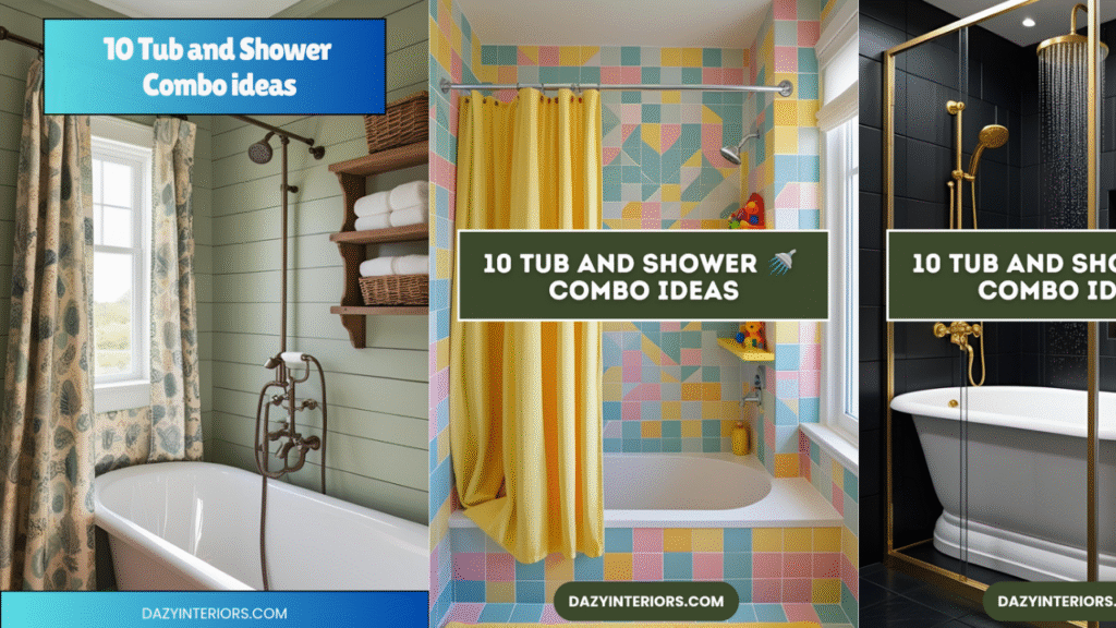 Tub and shower combo idea