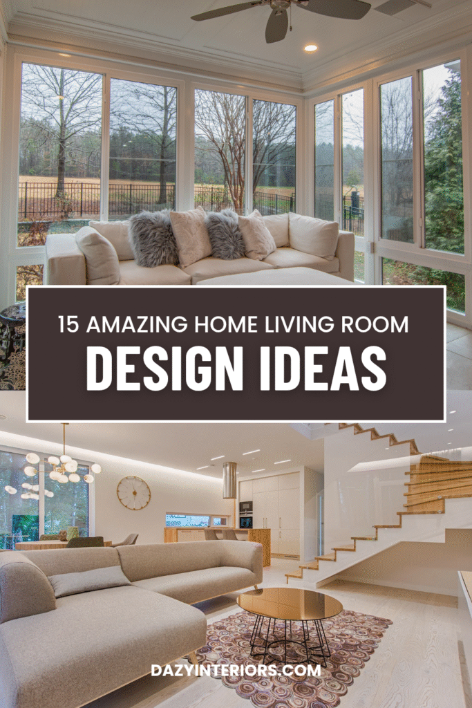 15 Home Living Room Decor Ideas